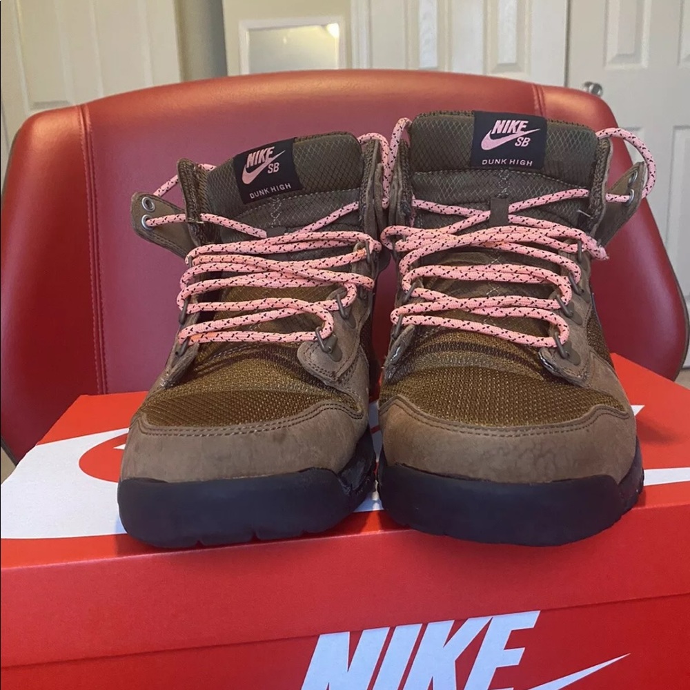 ISO!! Nike SB Dunk High Military Brown - Picture 2 of 6